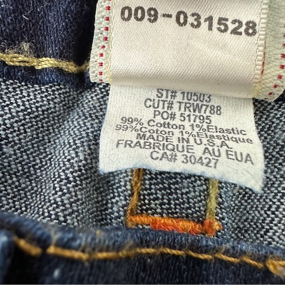 True Religion Joey Big T Stitch Flare Jean Size 27 - Picture 14 of 15